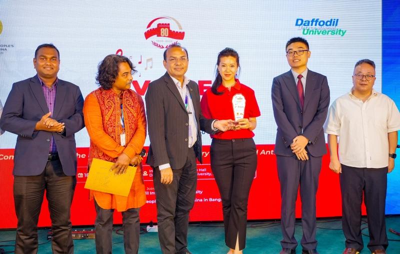 ড্যাফোডিলে চীন-বাংলাদেশ গানের প্রতিযোগিতা